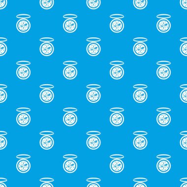 Pusula desen kesintisiz mavi