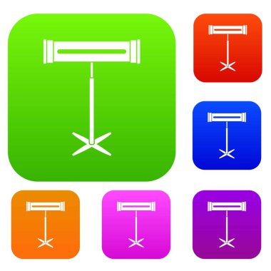 Elektrikli ısıtıcı renk koleksiyonu ayarla