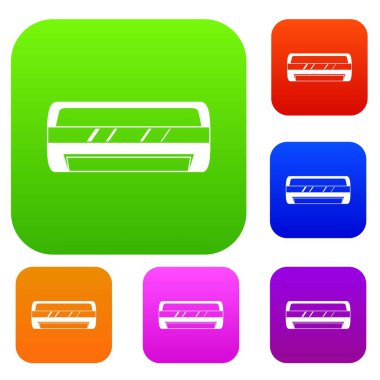 Klima sistemi set renk koleksiyonu ayırmadan