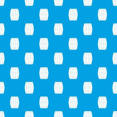 Ahşap varil desen kesintisiz mavi