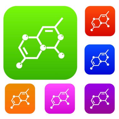 Kristal kafes renk koleksiyonu ayarla