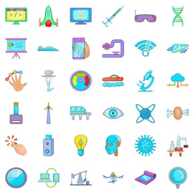 Simgeler kümesi yükleniyor, karikatür tarzı