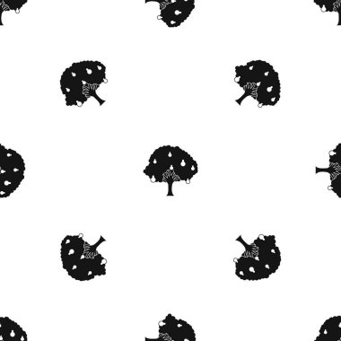 Armut Ağacı armut desen sorunsuz siyah