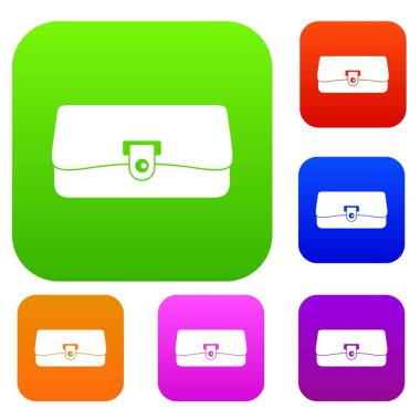 Küçük cüzdan renk koleksiyonu ayarla