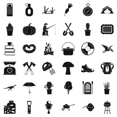 El feneri Icons set, basit tarzı