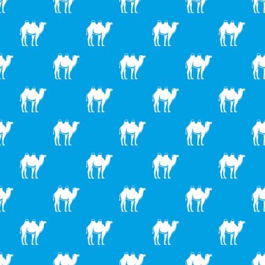 Deve desen kesintisiz mavi