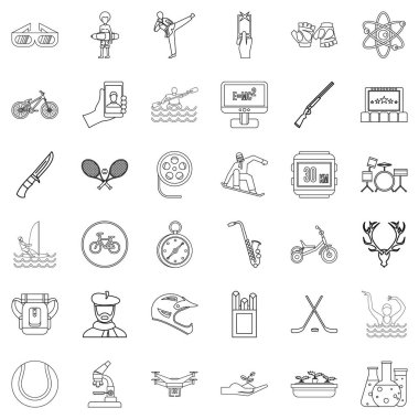 Spor simgeler kümesi, anahat stili