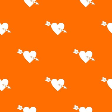 Kalp kesintisiz ok desenli