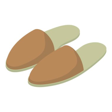 Terlik simgesi, izometrik 3d stili