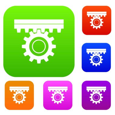 Bir dişli renk koleksiyonu ayarla