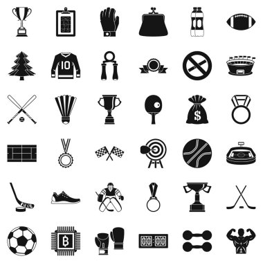 Hokey Icons set, basit tarzı