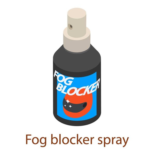 Fog spray icon, isometric 3d style