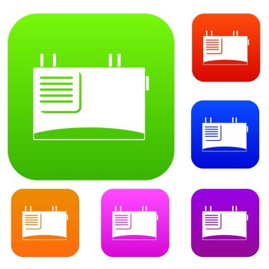 Duvar yönlendirici renk koleksiyonu ayarla