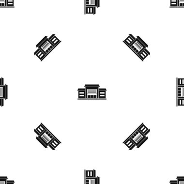 Ambar desen sorunsuz siyah