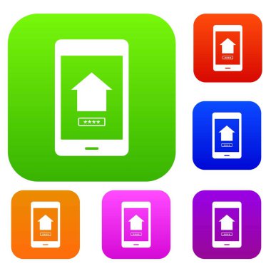 Çalışan telefon renk koleksiyonu ayarla