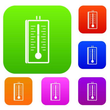 Termometre renk koleksiyonu ayarla