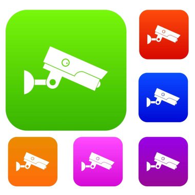 Güvenlik kamerası renk koleksiyonu ayarla