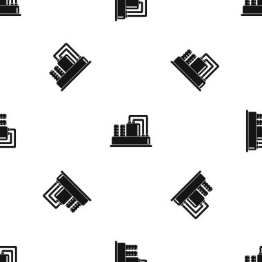 Üretim petrol desen sorunsuz siyah için donatım