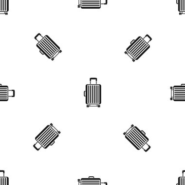 Bavul tekerlekleri desen sorunsuz siyah