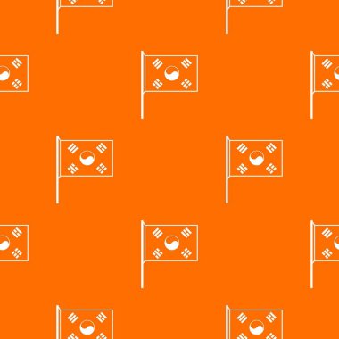 Güney Kore bayrağı desen sorunsuz