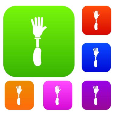 Protez el renk koleksiyonu ayarla