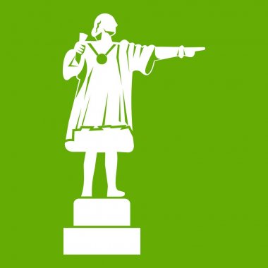 Columbus anıt simgesi yeşil
