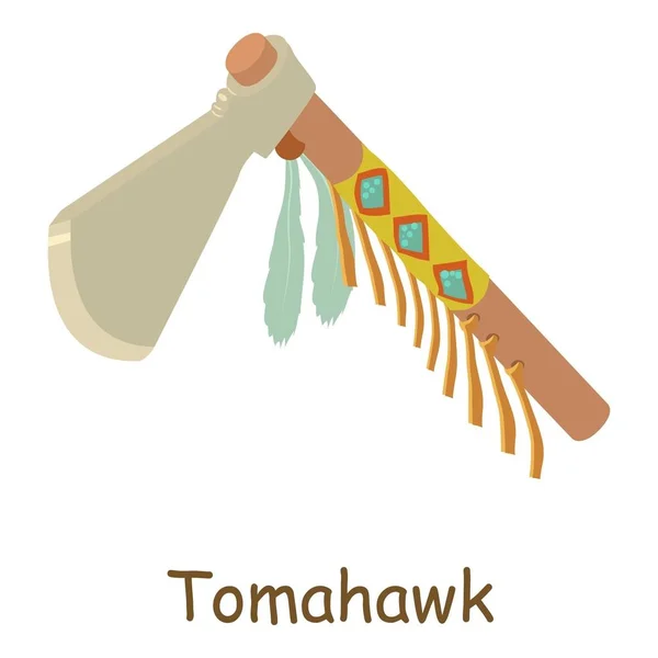 Tomahawk ikona, izometrické 3d styl — Stockový vektor