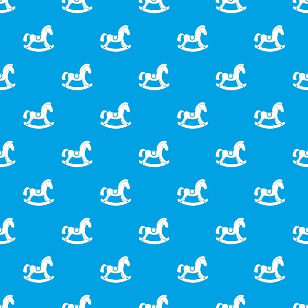 Oyuncak at desen kesintisiz mavi