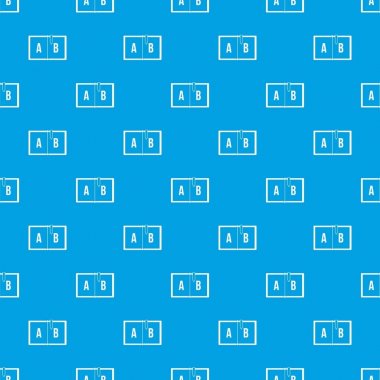 Çocuk abc desen kesintisiz mavi