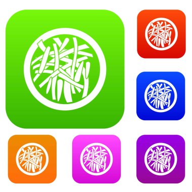 Asya salata renk koleksiyonu ayarla