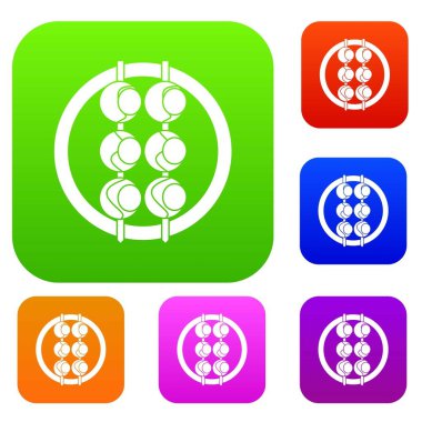 Asya Şaşlık renk koleksiyonu ayarla