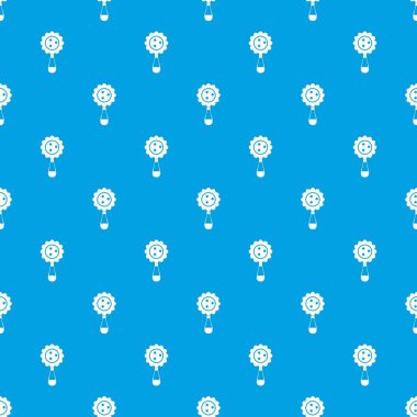 Çıngırak bebek oyuncak desen kesintisiz mavi