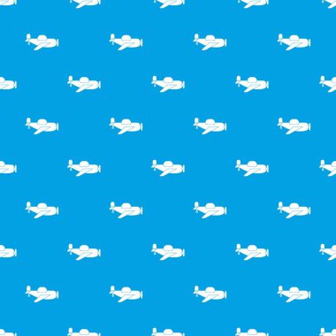 Oyuncak uçak desen kesintisiz mavi