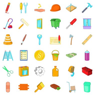Sepet Icons set, karikatür tarzı