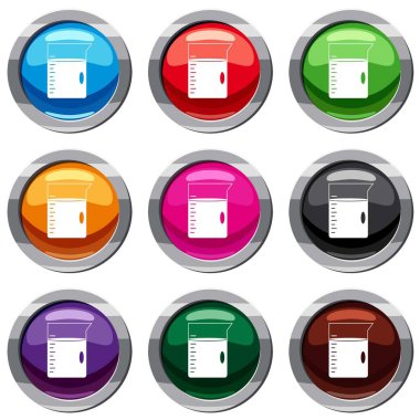 Ölçüm fincan 9 koleksiyonu ayarla