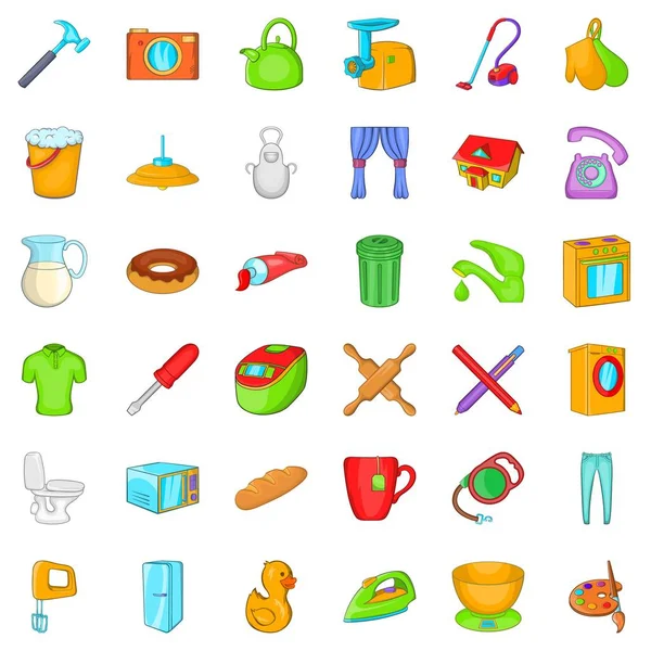 Icons set, karikatür tarzı çekiç