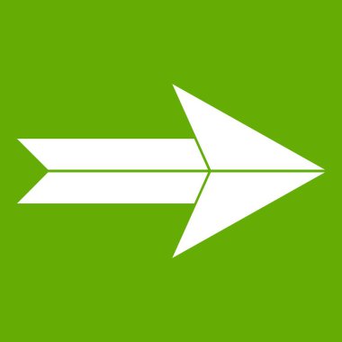 Büyük ok simgesi yeşil