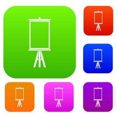 Şövale renk koleksiyonu ayarla