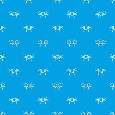 Yengeç deniz hayvan desen kesintisiz mavi