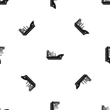 Deniz gemi model sorunsuz siyah