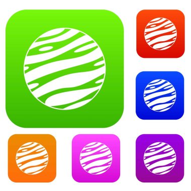 Büyük gezegen renk koleksiyonu ayarla