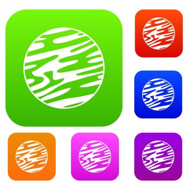 Uzak gezegen renk koleksiyonu ayarla