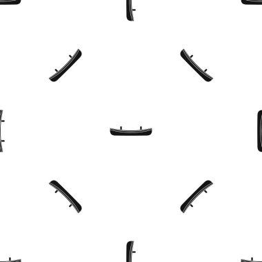 Küçük tekne desen sorunsuz siyah