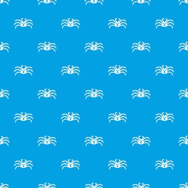 Taze canlı Yengeç desen kesintisiz mavi