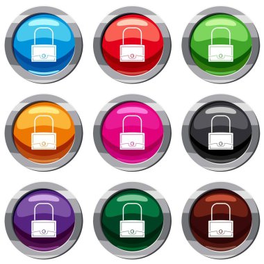 Küçük çanta 9 koleksiyonu ayarla