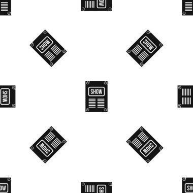 Poster desen sorunsuz siyah