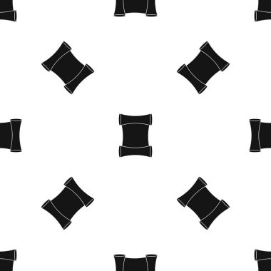 Kaydırma desen sorunsuz siyah