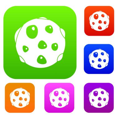 Yalnız gezegen renk koleksiyonu ayarla