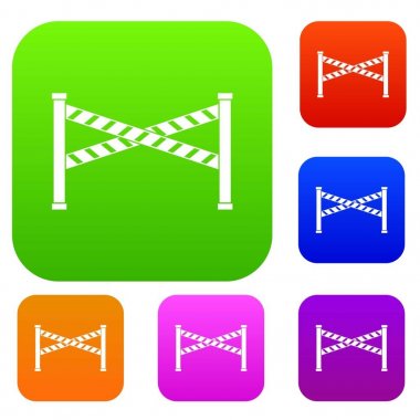 Polis hattı renk koleksiyonu