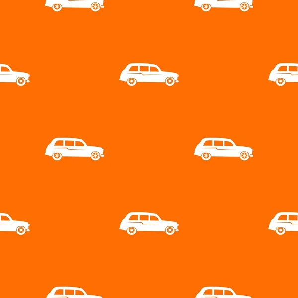 Retro car pattern seamless — Stock Vector